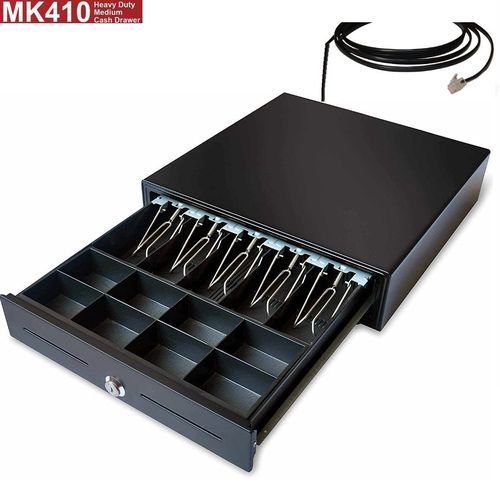 درج النقد القياسي والقوي 8 العملات MK-410 النقدية -410 (W) * 420 (D) RJ11 اتصال DC / 24V