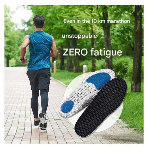Semelles Intérieures Orthopédiques avec Soutien de la Voûte – Semelles Amortissantes Anti-Chocs pour Pieds Plats et Confort Quotidien, Unisex, 35-40