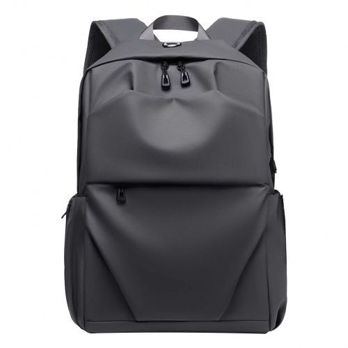 حقيبة ظهر مقاومة للماء للكمبيوتر المحمول مضادة للسرقة جيوب تخزين متعددة حماية مبطنة للكمبيوتر منافذ USB للشحن تصميم مريح وعملي مثالية للسفر والعمل والدراسة