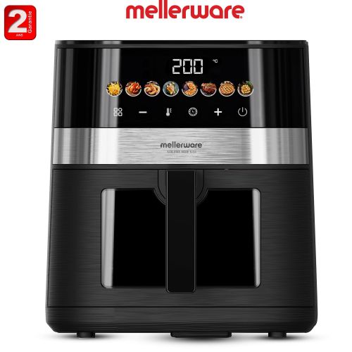 Friteuse Air Fryer MDFG55 digital sans huile 1400w , design compact, capacité de 5.5L, 8 programmes de Cuisson - 2ans de garantie