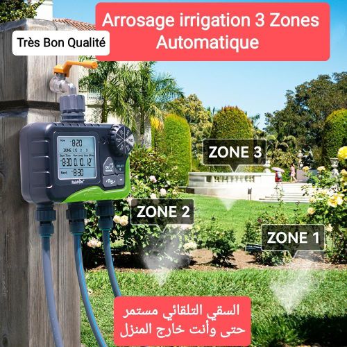 arrosage wifi automatique minuterie eau gazon programme reglable Jardin Controleur