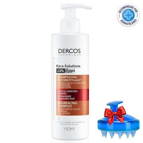 DERCOS SHAMPOOING KERA SOLUTIONS CHEVEUX SECS 250 ML