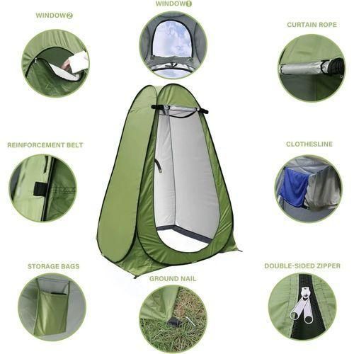 Tente Multifonction pour Douche, Change et Toilettes – Cabine de Camping, Plage, Jardin et Voyage- Installation Rapide