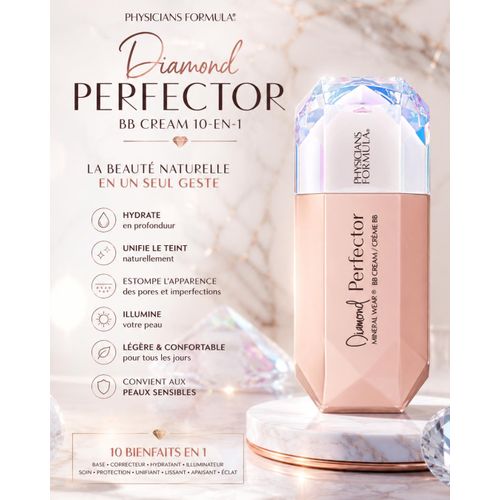 Mineral Wear Diamond Perfector BB Cream 10-in-1 - Light to Medium - 37 ml
