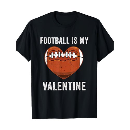 T-shirt Cadeau pour Joueur Peewee de Football Cœur pour la Saint-Valentin - 200g, T-shirt Cadeau , Cadeau de Fêtes, Tenue Décontractée, Imprimé Amusant, T-shirt Graphique, T-shirt Léger, Matière Respirante, T-shirt à Col Rond, Haut en , Mode Homme, Am