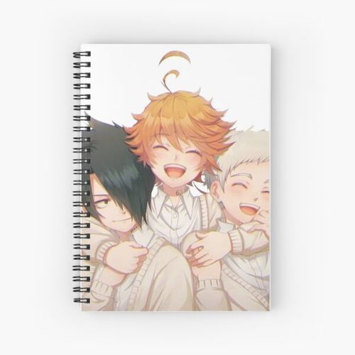 The Promised Neverland : cute Emma Ray & Norman Spiral Notebook Bloc note