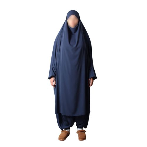 JILBAB 2 PIECES AVEC PANTALON