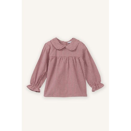 Chemise à manches longues Coupe régulière Bébé fille Bordeaux