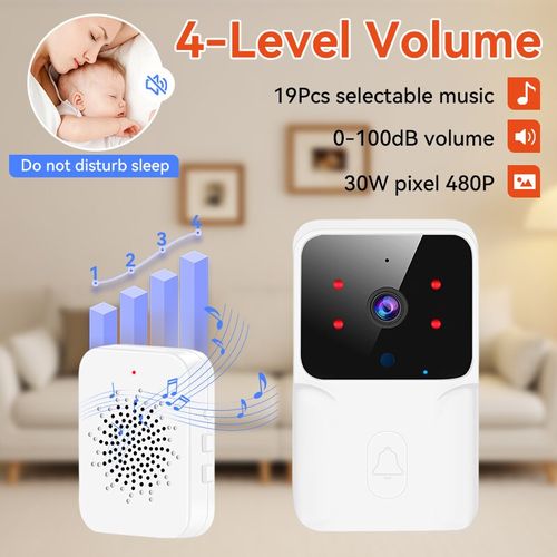 Sonnette intelligente Wifi caméra Hd sécurité du système domestique