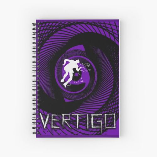 Vertigo Poster Spiral Notebook Bloc note