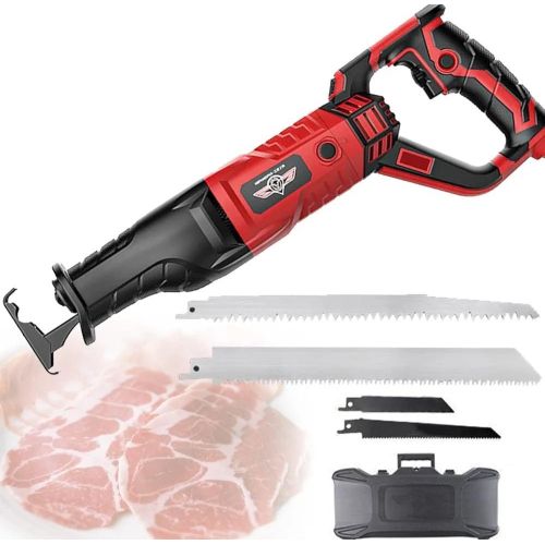 Scie Viande Os Electrique Scie Os de Boucher Professionnels pour Couper Les Os et Viande Congele Scie Sabre pour Mtal Bois