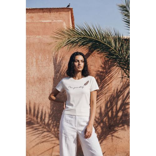 T-Shirt À Strass