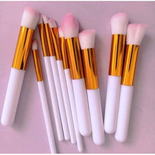 Kit 10 Pièces Pinceaux De Maquillage De Haute Qaulité