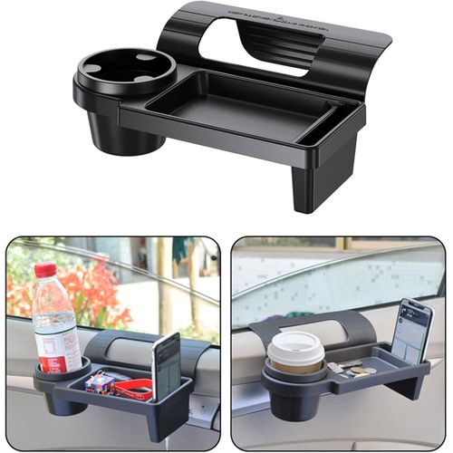 Boîte de rangement pratique pour voiture, Accessoires avec support de boisson et support de rangement pour téléphone portable pour intérieur bien rangé