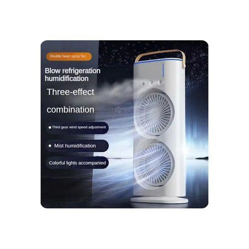 Climatiseur portable 3/1, refroidisseur d'air, veilleuse LED, humidificateur, bureau et la maison