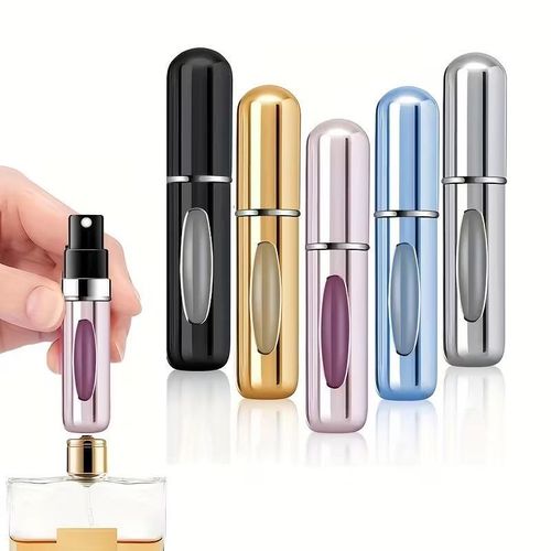 5 pièces) Flacon Vaporisateur Mini Portable, Atomiseur de Parfum (couleur aléatoire)