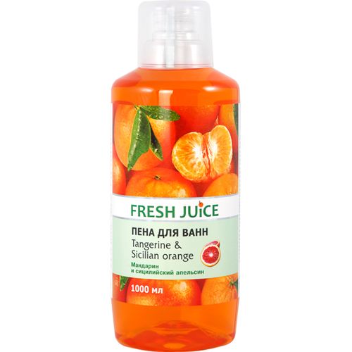 GEL Douche MOUSSE DE BAIN MANDARINE ET ORANGE SICILIENNE 1000ML