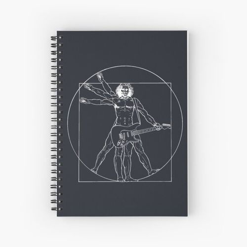 Vetruvian Rock Star Spiral Notebook Bloc note