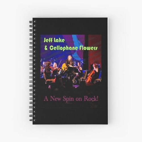Jeff Lake Cellophane Flowers Spiral Notebook Bloc note