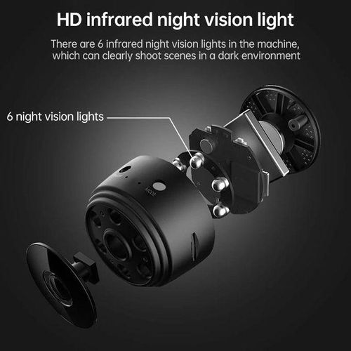 Micro Caméra de permission Extérieure et Intérieure, Micro Enregistreur Wifi, 1080P, Réseau Magnétique, Vision Nocturne, A9