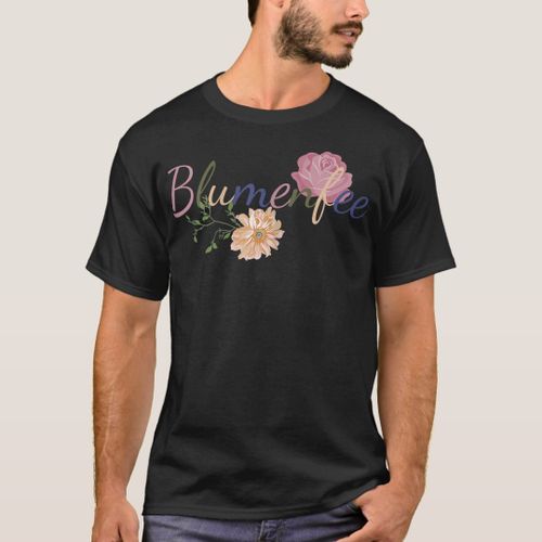 Womens Flower FairyFlower Seller Flower Shop T-Shirt