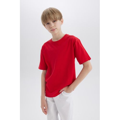 T-shirt à manches courtes Coupe régulière Garçon Rouge