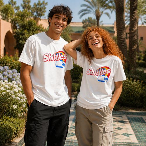 NOTORIOUS SHITTLES T-Shirt – Unisex Streetwear - White