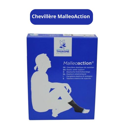 MalleoAction Support Elastique Proprioceptif pour la Cheville Taille 2