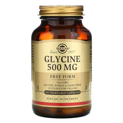 Glycine -> Vegan -> No OGM -> 500 mg -> 100 Comprimés