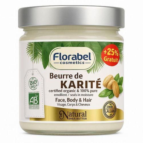 Beurre de Karité Pur Emollient Visage Corps et Cheveux