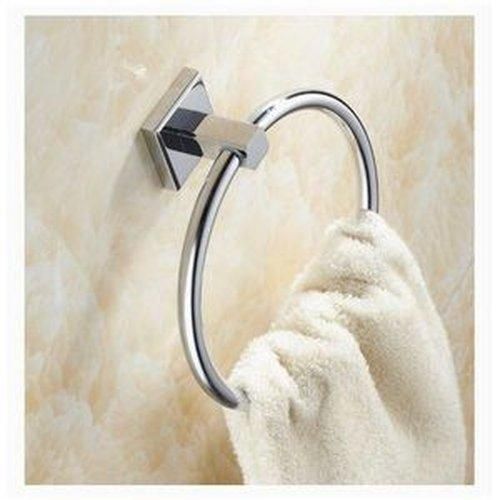 Porte serviette anneau pour salle de bain en inox
