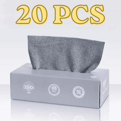 Lot de 20 PCS Lingettes Microfibre – Nettoyage Efficace Multi-Surfaces