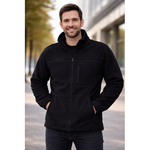 Veste polaire manteau chaud noir