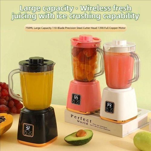Mixeur Blender Portable Sans Fil – Haute Puissance et Capacité Généreuse 750ml