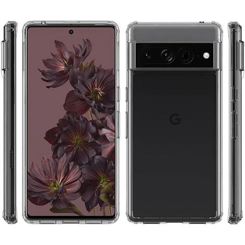 Pochette pour Google pixil 6 (5G) transparentte anti-collision Haut Qualité