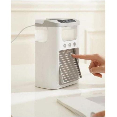 Ventilateur de Brumisation de Bureau Silencieux – Mini Refroidisseur d’Air Électrique avec Humidificateur, Machine de Refroidissement Portable pour Maison, Dortoir et Appartement
