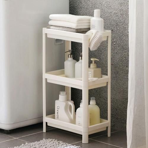 Étagères en Plastique 3 Niveaux – Solution de Rangement Pratique pour Toutes les Pièces