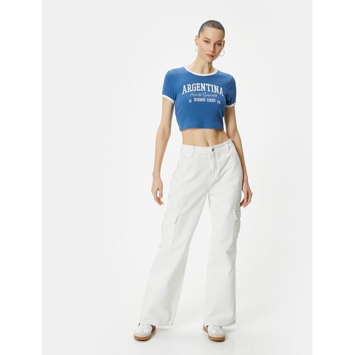t-shirt bleu pour femme