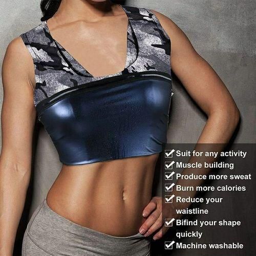 SWEAT SHAPER , Gilet Sport Débardeur Polymère Trainer Sweat Shaper Pour Femme