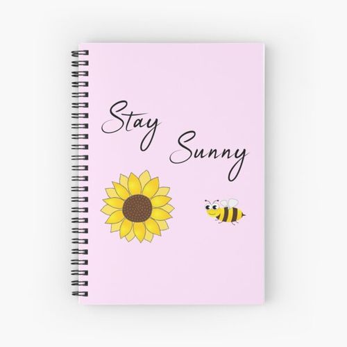 Stay Sunny Spiral Notebook Bloc note