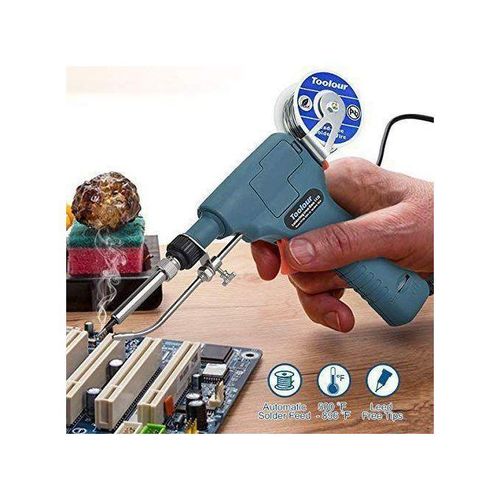 Kit de fer à souder électrique, pistolet à étain à envoi automatique-Pistolet à souder