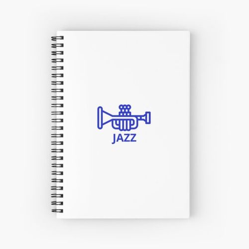 Jazz Trumpet Logo Spiral Notebook Bloc note