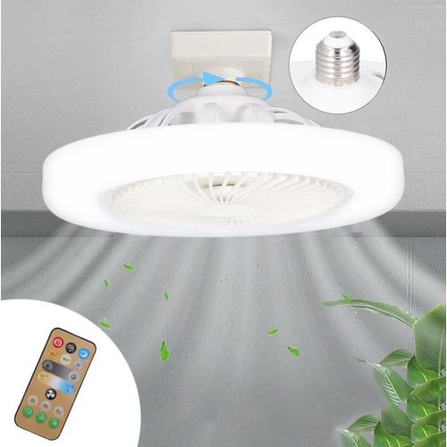 Lampe LED avec ventilateur, ventilateur de plafond avec télécommande
