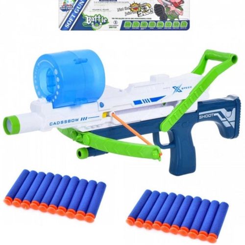 Pistolet Jouet Lance-Fléchettes avec Chargeur Tambour – Jeu de Tir Amusant pour Enfants