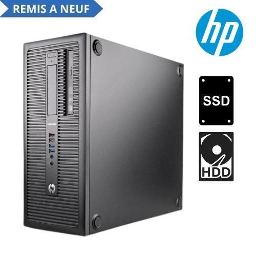 ProDesk 600 G1 Tour Core i5-4590 à 3.3GHz – 8Gb Ram – 128Gb SSD 500Gb HDD - Remis à neuf