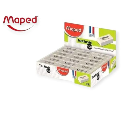 Gomme Technic 300 Boîte de 36 gommes