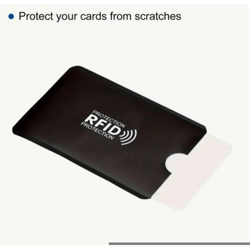 Lot de 3 pochettes de protection RFID pour cartes bancaires et cartes d’identité