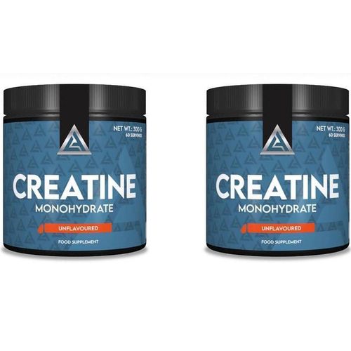 Lot de 2 Creatine LA Monohydrate powder Unflavoured – 300g