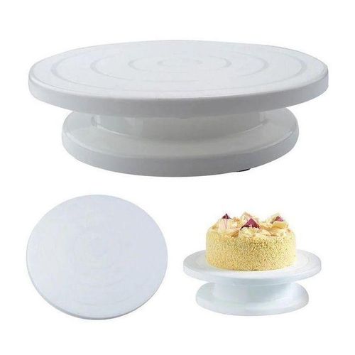 Plateau tournant pour décoration de gâteaux - Présentoir de cake tournant