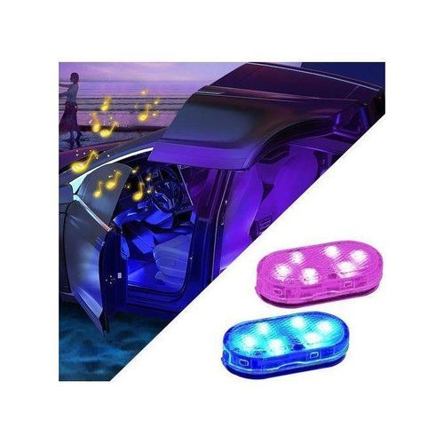 Lumières tactiles à LED pour voiture, éclairage intérieur sans fil, lampes de lecture de plafond pour porte, coffre de pied, boîte de rangement, chargement USB